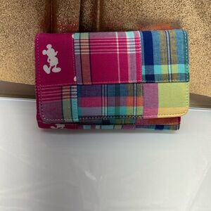 Disney Colorful Plaid Women's Wallet